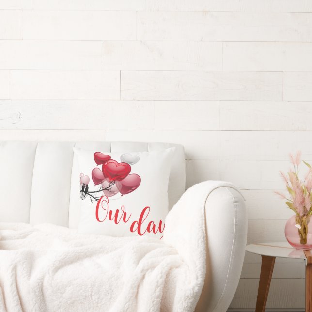 Coussin Joyeuse Saint Valentin (Canapé)