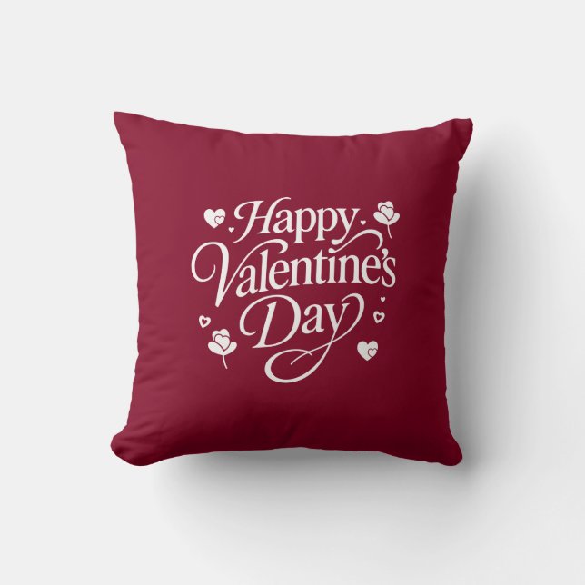 Coussin Joyeuse Saint-Valentin (Recto)