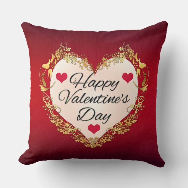 Coussin Joyeuse Saint-Valentin !-47949 (Recto)