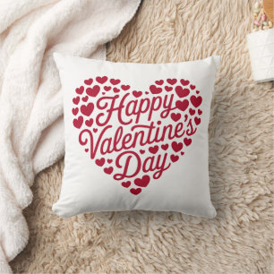 Coussin Joyeuse Saint-Valentin Saint-Valentin Amour Coeur