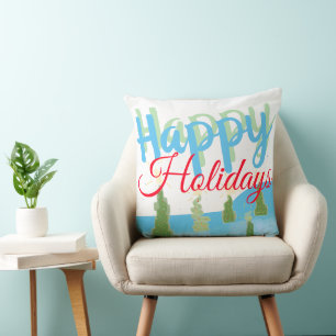 Coussin Joyeuses fêtes