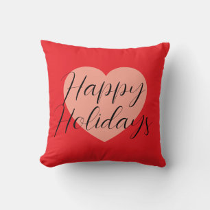 Coussin Joyeuses Fêtes Joyeux Noël Moment de Fête Cœur