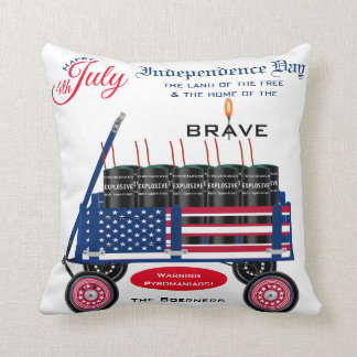 Coussin Joyeux 4 juillet fête de l'indépendance Dons amusa
