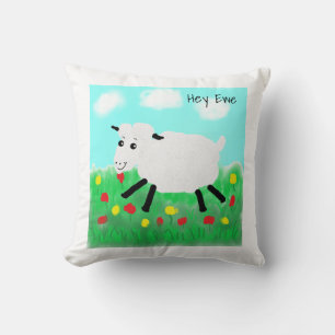 Coussin Joyeux agneau mignon