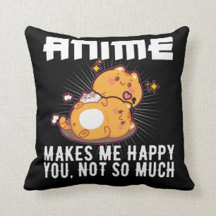 Coussin Joyeux Anime Japonais Anime Lover Otaku Cute Cats