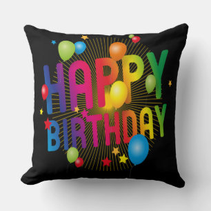 Coussin Joyeux anniversaire