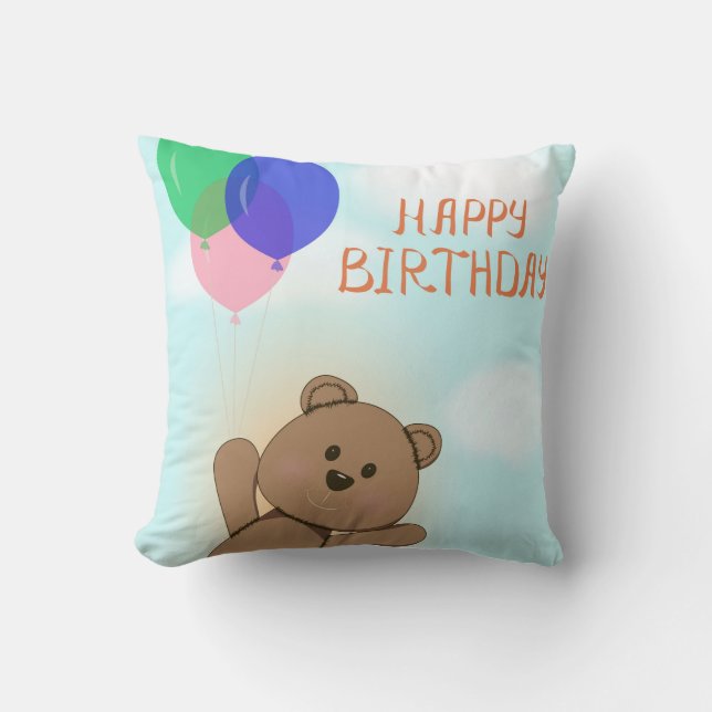 Coussin Joyeux anniversaire (Recto)