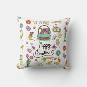 Coussin Joyeux art de Pâques