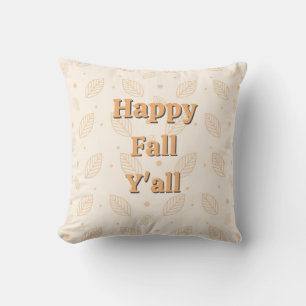 Coussin Joyeux Automne à Tous - Accent de Ferme aux Feuill