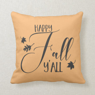 Coussin Joyeux automne Y'all
