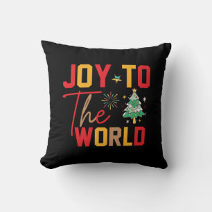 Coussin Joyeux cadeau de Noël au monde