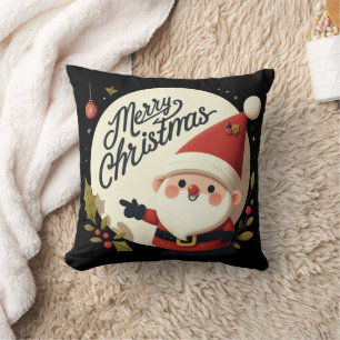 Coussin Joyeux Casquette Elf Christmas