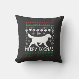 Coussin Joyeux Dogmes Chien Flocon de Neige Sale Sweat de