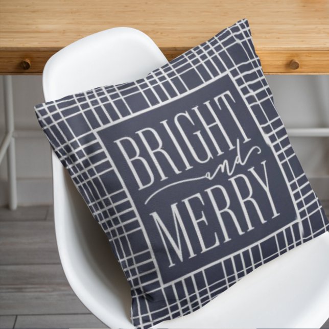 Coussin Joyeux et lumineux vacances modernes Plaid (Créateur téléchargé)