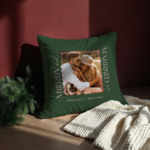 Coussin Joyeux et marié Moderne minimal Vague garde photo