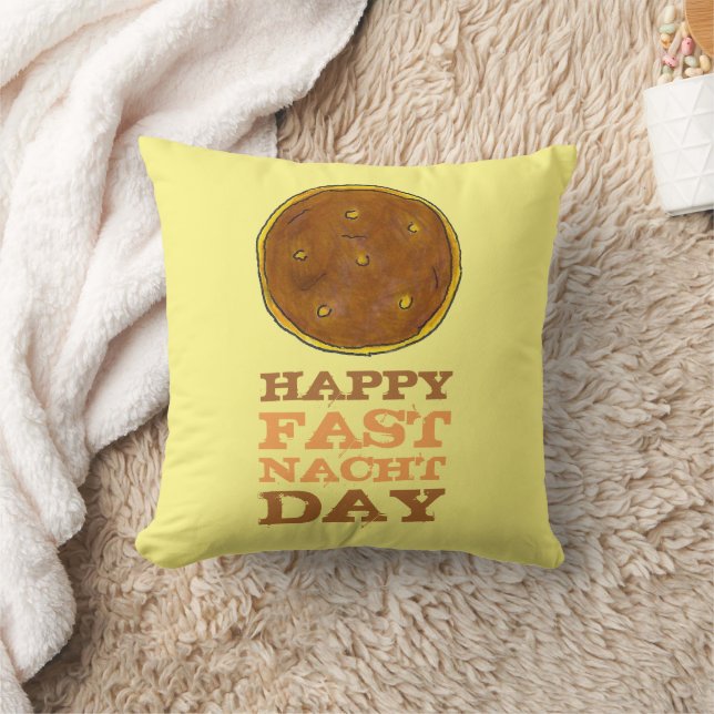 Coussin Joyeux Fasnacht Fastnacht Day Pâques Lent Donut (Couverture)