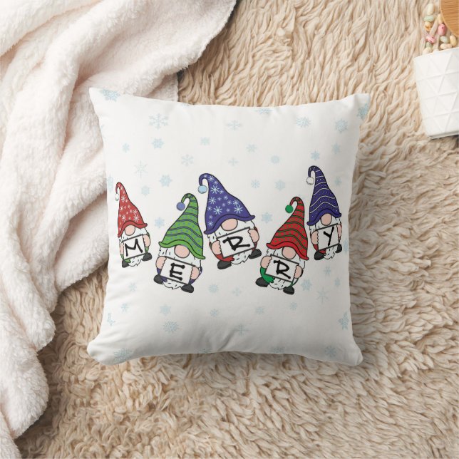 Coussin Joyeux Gnomes éparpillés (Couverture)