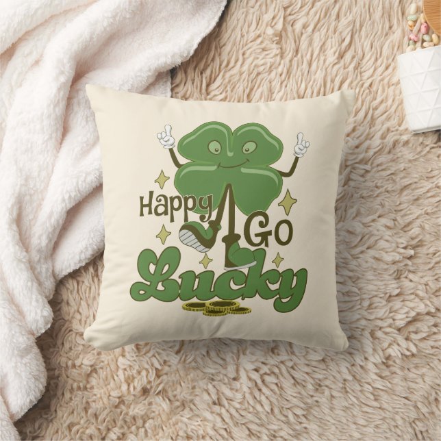 Coussin Joyeux Go Lucky St. Patrick's Day (Couverture)