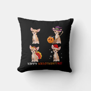Coussin Joyeux Hallothanksmas mignonne sorcière Turquie Sa
