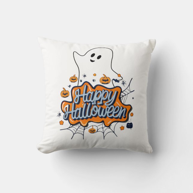 Coussin Joyeux Halloween  (Recto)