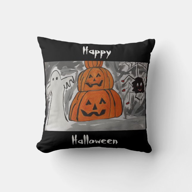 Coussin Joyeux Halloween (Recto)