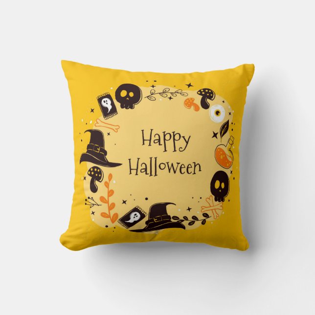 Coussin Joyeux Halloween (Recto)