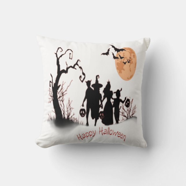 Coussin Joyeux Halloween (Recto)