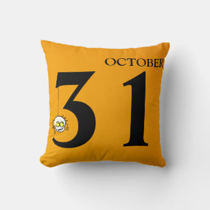 Coussin Joyeux Halloween 31 Octobre Jeu d'oreiller