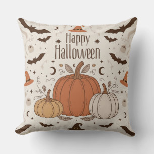 Coussin Joyeux Halloween Bohème