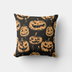 Coussin Joyeux Halloween Citrouille