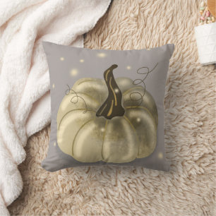 Coussin Joyeux Halloween Citrouille Crow