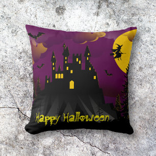 Coussin Joyeux Halloween effrayant