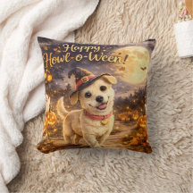 Joyeux Howl-o-Ween Chien Mignon Design Halloween