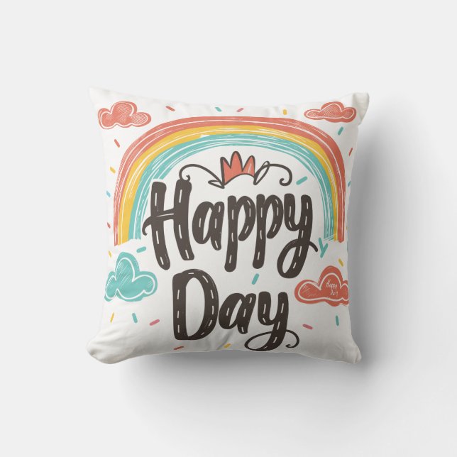 Coussin Joyeux Jour (Recto)