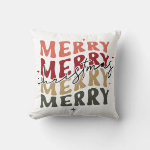 Coussin Joyeux Joyeux Noël Famille Correspondante