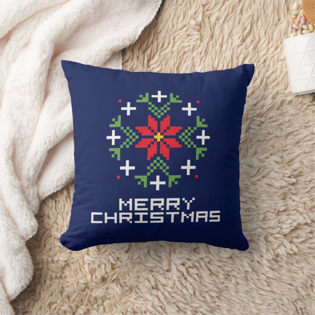Coussin Joyeux motif de Noël 6 (Couverture)