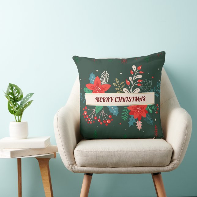 Coussin Joyeux Noël (Chaise)