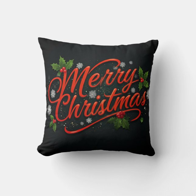 Coussin Joyeux Noël (Recto)