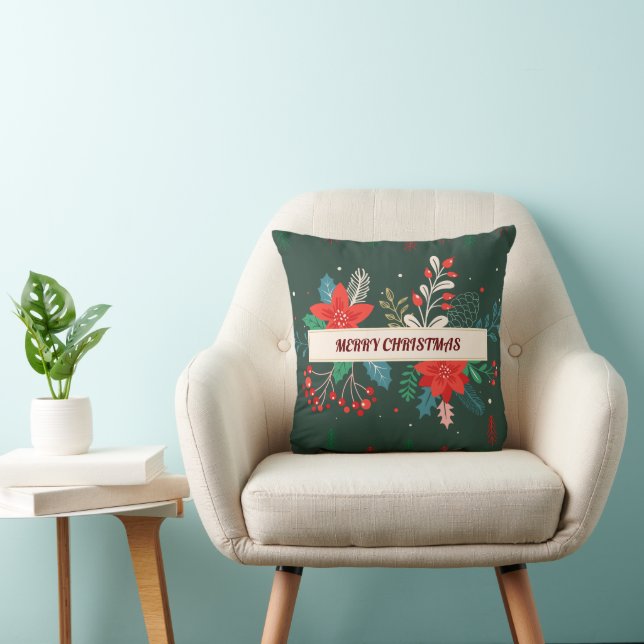 Coussin Joyeux Noël (Chaise)