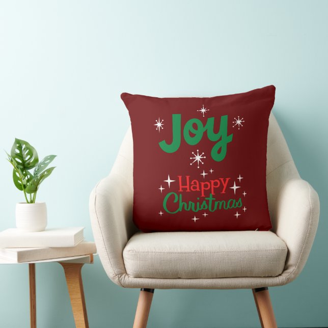 Coussin Joyeux Noël (Chaise)
