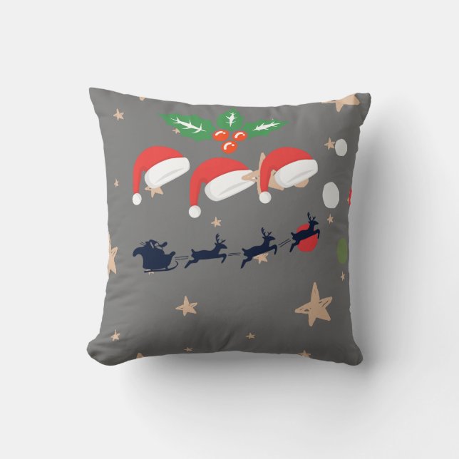 Coussin joyeux noël (Recto)