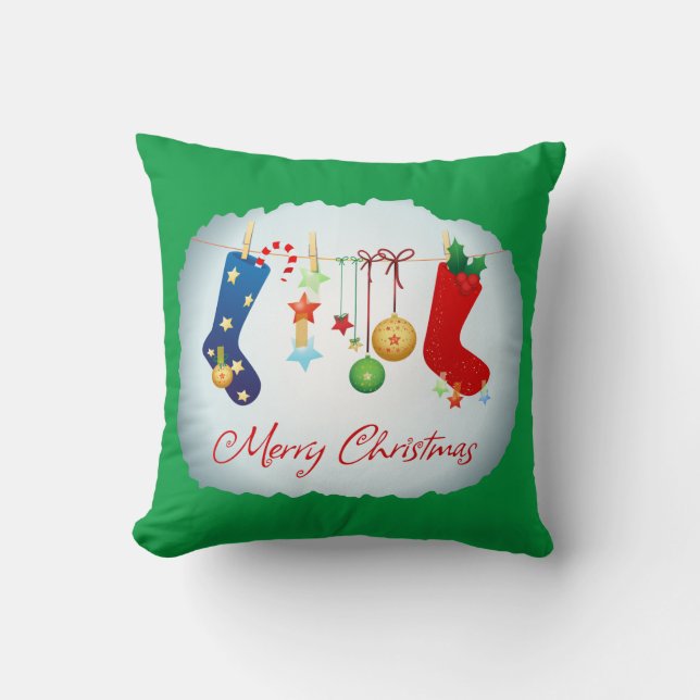 Coussin Joyeux Noël (Recto)