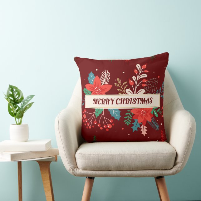 Coussin Joyeux Noël (Chaise)