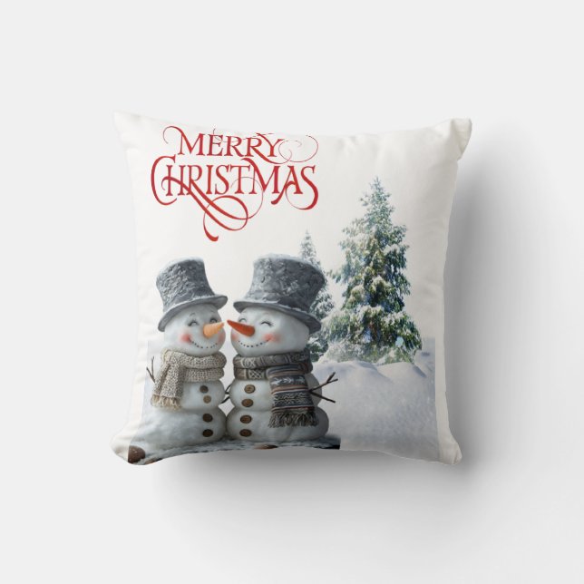 Coussin Joyeux Noël (Recto)