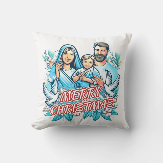 Coussin Joyeux Noël (Recto)