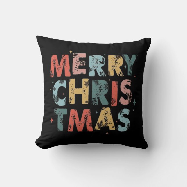 Coussin Joyeux Noël (Recto)