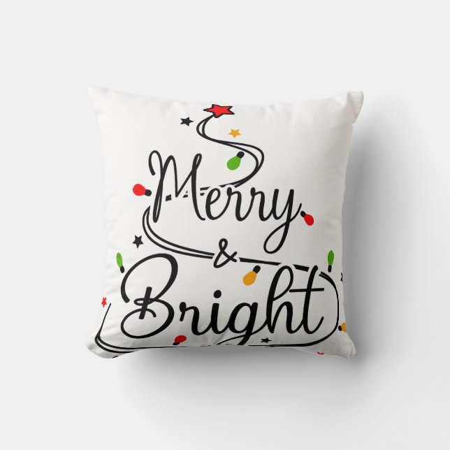 Coussin Joyeux Noël (Recto)