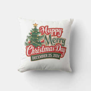 Coussin Joyeux Noël 2024 Design
