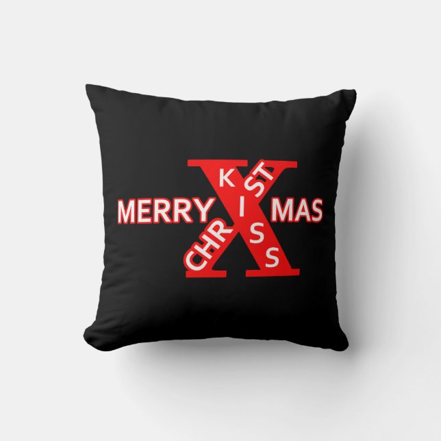 Coussin Joyeux Noël 3 en 1 Noël (Recto)