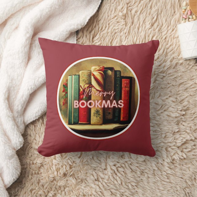 Coussin Joyeux Noël, Bibliothèque de l'école de Noël (Couverture)
